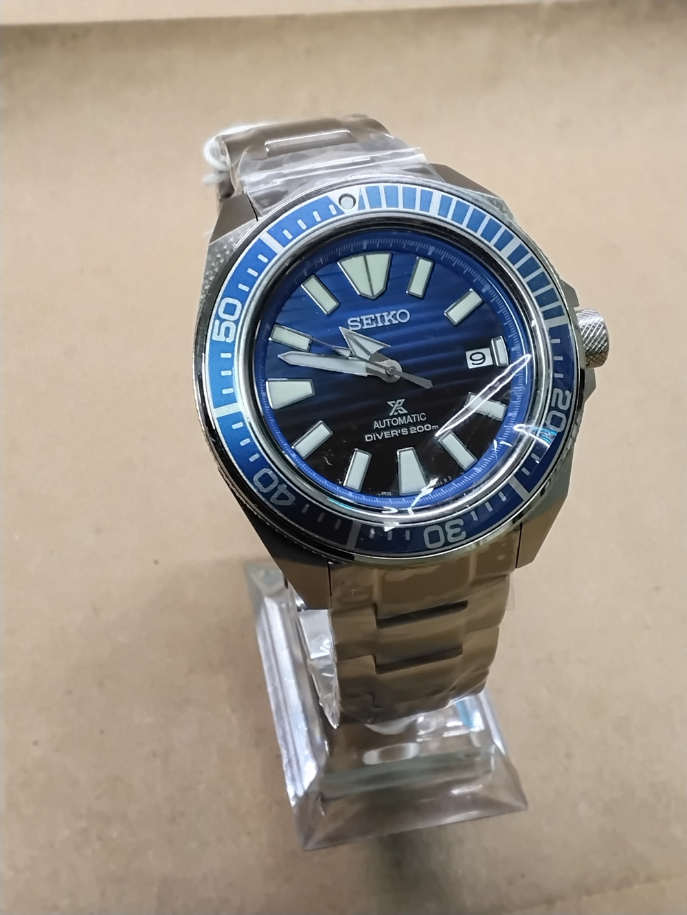 Seiko Prospex Automatic " Samurai " Special Edition Diver Men's Watch R/N SRPC93